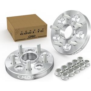 Customadeonly 5x135 Wheel Spacers Hubcentric (2pcs 87mm, 1 Inch Thick) Compatible for 2001-2003 F-150 2000-2002 Expedition 2000-2002 Lincoln Navigator with 14x2.0 Stud -Trimming Factory Studs Required