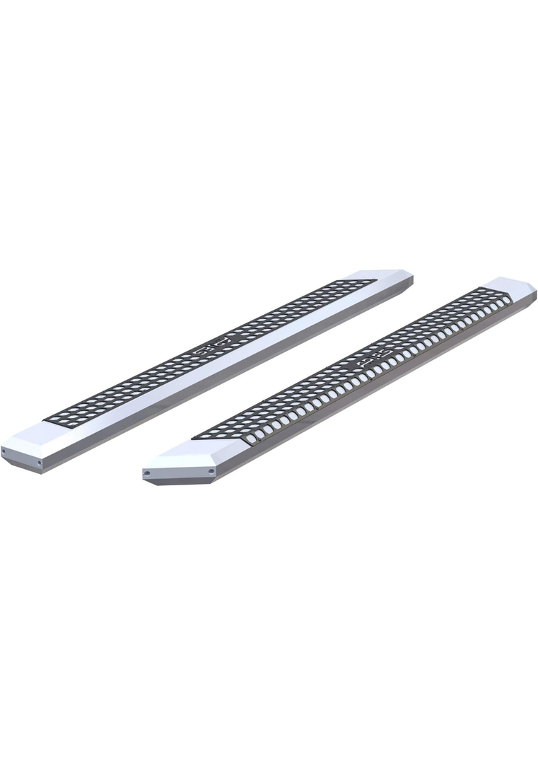ARIES 2055891 AdvantEDGE Chrome Aluminum 91-Inch Truck Running Boards, Brackets Sold Separately