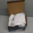 SONGMICS Trash Bags for 8-Gallon (30 L) Trash Cans, Drawstring Kitchen Garbage Bags, Pre-Separated, Quick-Dispense Box, Liner Code H, 4 Rolls, 160 Count, White UKRB031A04