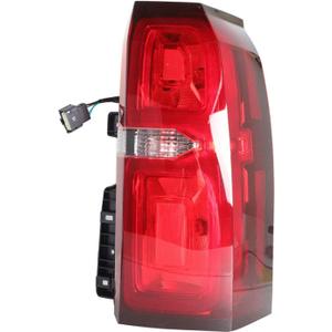 labwork Passenger Side Tail Light Replacement for Tahoe Suburban 2015-2020 Red Lens Rear Tail Light Brake Lamp Assembly RH Right Side 84467059 23407433