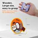 Magnetic Letters and Numbers for Kids - Colorful ABC Magnetic Letters for Grandkids Stocking Stuffers for Kids Preschool Learning Spelling