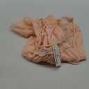 ECOWISH Summer Dresses for Women 2025 V-Neck Spaghetti Strap Bowknot Backless Sleeveless Lace Mini Swing Skater Dress (X-Large, Pink)