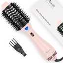 Hair Dryer Brush, Aima Beauty One Step Hair Dryer and Styler Volumizer with Negative Ion for Reducing Frizz and Static, Hair Styling Tools, Pink