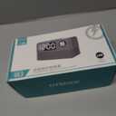 15W Fast Wireless Charger with Bluetooth Speaker and Alarm Clock Radio,4 in1 Wireless Charging Station for iPhone,Android Phones with FM Radio for Bedroom (7inch, Gray)