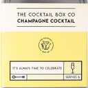 The Cocktail Box Co Champagne Cocktail Kit - Make Premium Hand Crafted Cocktails Gifts for Him or Her - 1 Kit