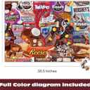Puzzles for Adults 2000 Pieces Buffalo Games Deluxe Collage Hershey's Jigsaw Puzzle, Challenging 2000 Piece Puzzle for Adults, Premium Quality with Poster