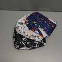 Pet Soft Dog Belly Band - 3 Packs Reusable Dog Diapers Male Doggy Diapers Wraps - Washable Dogs Belly Bands for Male Dogs (Space, XXL)