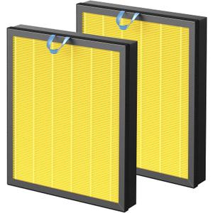2 Pack Vital 200S Pet Care Replacement Filter for LEVOIT Vital 200S and Vital 200S-P Air Purifier, H13 True HEPA and High-Efficiency Activated Carbon Filter, Vital 200S-RF-PA (LRF-V201-YUS), Yellow (Vital 200S Yellow)