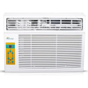 Senville 6000 BTU Window Air Conditioner, Cools Up to 250 Sq. Ft., Easy to Use, Washable Filter