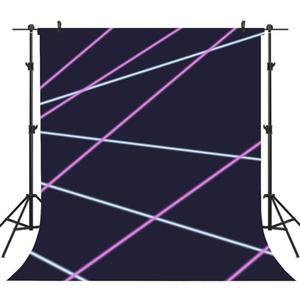 Sensfun Laser Line Photography Backdrop Neon Laser Tag Birthday Party Night Game On Indoor Photobooth Background Glow Photo Studio Backdrops Fabric 6x8ft