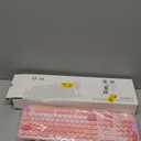 MOFII Wireless Keyboard and Mouse Combo, Cute Keyboard Full Size and Wireless Mouse, 2.4GHz Retro Typewriter Keyboard Wireless Mouse Set for PC/Desktop/Laptop/Windows (Pink Colorful)