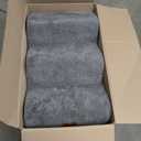 Deconovo Dog Stairs for Old Cats, Injured Doggies and Puppies, 3 Steps Pet Stairs Dog Ramp with Removable for Bed and Couch, Washable Cover and Non-Slip Floor, 22.5Lx15.7Wx15.7H Inch, Dark Gray