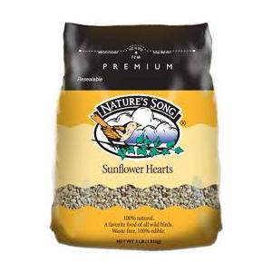 Nature's Song Sunflower Hearts Bird Food 2 Packs 4Lbs Each, BBD 9/13/25
