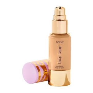 tarte face tape foundation  Full-Coverage 12hr Waterproof Makeup, Hydrating & Smoothing with a Natural Matte Finish for Transfer-Proof Comfortable Long-Wear Foundation, Vegan & Cruelty-Free (34S medium sand (medium skin with warm, golden undertones))