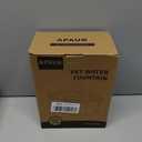 Cat Water Fountain Stainless Steel 108oz/3.2L, APAUK Automatic Pet Fountain Dog Water Dispenser with Water Level Window, Quiet Cat Fountain for Drinking, Inside with Replacement(1 Filter&1 Sponge)