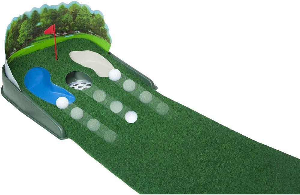 JEF WORLD OF GOLF New Putt N' Hazard Golf Putting Mat 9' Training aid
