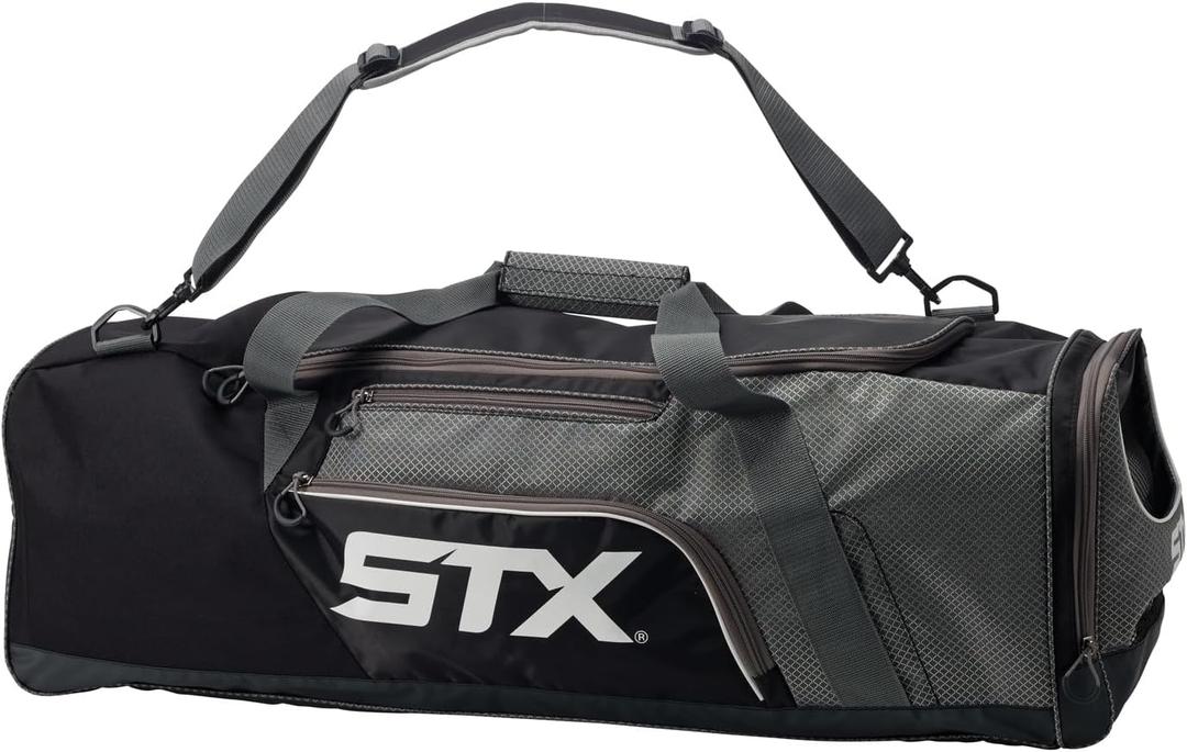 STX Lacrosse Challenger Lacrosse Equipment Bag (36-Inch, Black)