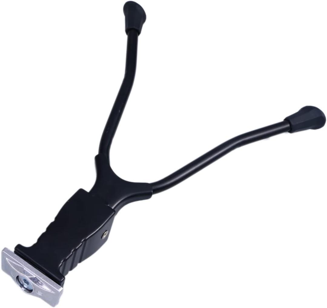 Double Leg Kickstand for Above Bikes Center Mount Stand with Reinforced Foot Durable Material Anti-Slip Design for Mountain and Adult Bicycles