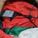 Holidayana Christmas Inflatables Large 8ft Tall Santa Hippie Van - Inflatable Outdoor Christmas Decorations Blow Up X-mas Decorations for Yard, Lawn & Garden Internal Lights & Built-in Fan