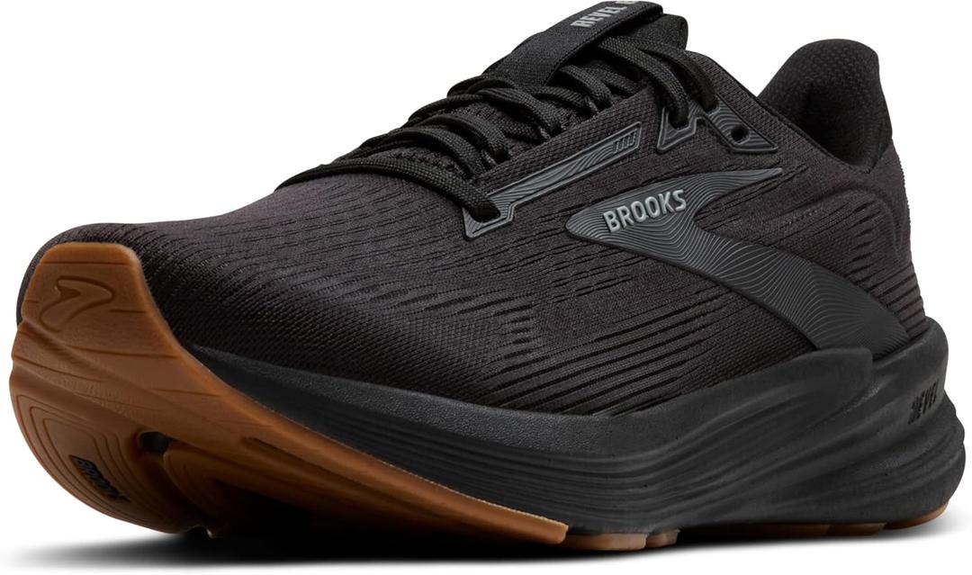 Brooks Womens Revel 8 Neutral Running & Walking Shoe (Size 9.5, Black)