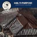 GREEN LIFESTYLE Heavy Duty Tarp Waterproof  Covers Supplies & Equipment (10x12)