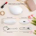 Tubasion 2-in-1 Purse Light with Clip & Hook, USB-C Rechargeable Handbag Light, Ultra Bright Bag Lights for Purses, Upgraded Automatic Sensor Purse Must Haves Accessories Gift for Women Girls