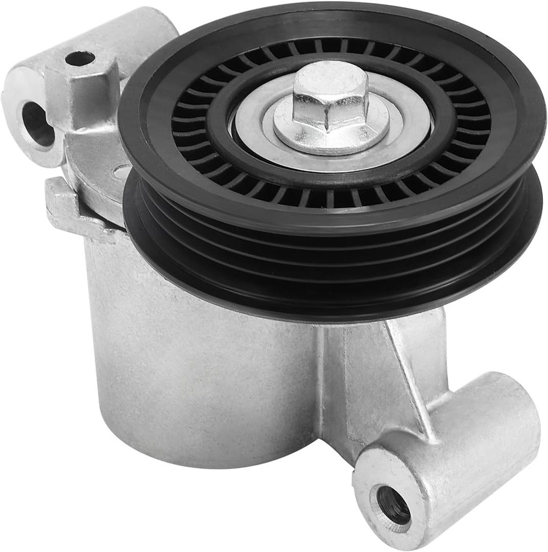 AULINK 39368 Belt Tensioner Assembly with Pulley (2.0L L4) For Ford EcoSport 2018-2021,Focus 2012-2018 CM5E6A228AA CM5E6A228AB CM5Z6B209A