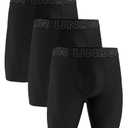 Under Armour Men's Multi-Pack Performance Tech Long-Leg Boxer Brief, 9" Inseam, All-Day Comfort Size XL