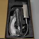 Single Handle Bathroom Faucets, HURRAN Brushed Nickel Bathroom Sink Faucet Stainless Steel Vanity Faucet(1 Hole or 3 Holes), Modern Basin Faucets for RV Restroom Sink with Deck Plate and Pop-up Drain