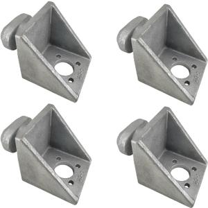 Triangular Shipping Container Side Twist Lock Tie Down Anchor, 4 Pack