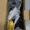 CCCEI Heavy Duty Surge Protector Power Strip 20 Amp Individual Switches. 6FT 12 Gauge Extension Cord with Multiple Outlets. Kitchen, Garage, Shop, Industrial Wall Mount Electric Extender, Yellow.