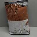 Terracotta Soft Thick Linen Curtains 120 Inches Long for Living Room, Farmhouse Burnt Orange Curtains Light Filtering for Bedroom/Dining Room Western Semi Sheer Pleat Memory Shape Drapes 2 Panels Set