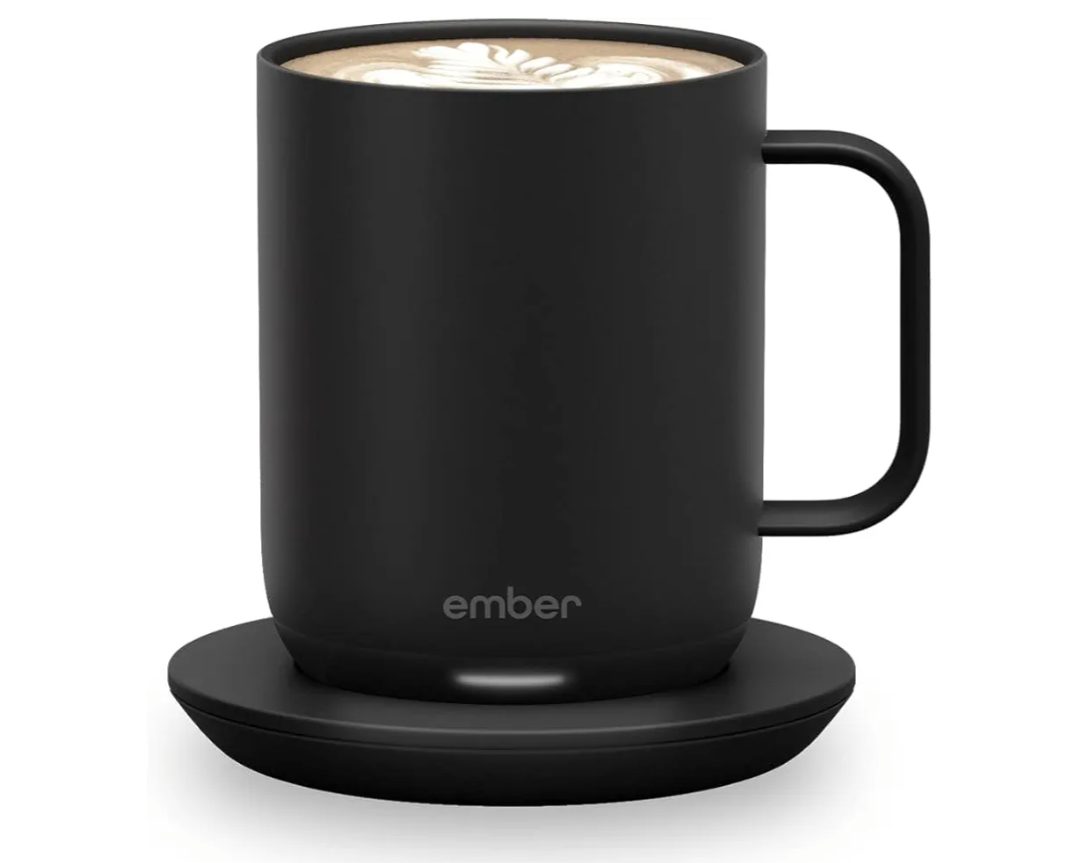 Ember Temperature Control Smart Mug 2, 10 Oz, App-Controlled Heated Coffee Mug with 80 Min Battery Life and Improved Design, Black