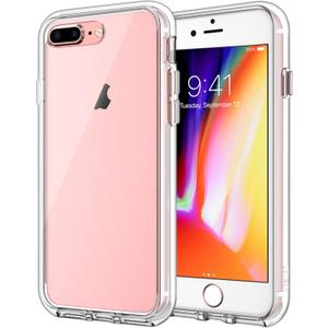 JETech Case for iPhone 8 Plus and iPhone 7 Plus 5.5-Inch, Non-Yellowing Shockproof Phone Bumper Cover, Anti-Scratch Clear Back (Clear)