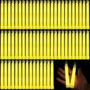 Sotiff 96 Pcs Bright 6 Inch Large Glow Sticks Bulk Emergency Glow in The Dark Sticks with 12 Hour Duration for Camping Hiking Outdoor Parties Activities Survival Storms (Yellow)