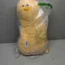 PEACH CAT Long Duck Plush Pillow Cute Duck Stuffed Animal Toy Gift for Kids Girls Boys Yellow 32.2"