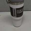 Stanley IceFlow Flip Straw Tumbler with Handle 30 oz | Twist On Lid and Flip Up Straw | Leak Resistant Water Bottle | Insulated Stainless Steel |BPA-Free | Polar