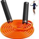 KUTIZE Jump Rope, Weighted Jump Rope for Men Women, Adjustable 1lb Heavy Skipping Ropes, Suitable for Boxing, Cardio, Home Fitness, Training Muscle, Home Gym Workout Equipment for Full Body Exercise