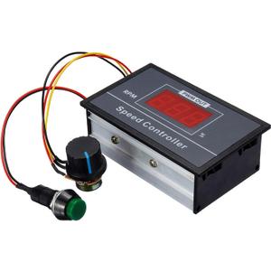 PMW 6-60V 12V 24V 36V 48V 30A PWM DC Motor Speed Controller , Speed Adjustable Stepless Governor,Regulator Variable Speed Switch ,Display LED Control Circuit Board Start Stop Switch