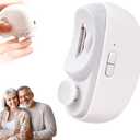 Easyclip Smart Nail Clipper - 3 in 1 Smart Electric Nail Clippers for Seniors, Baby and Adults, Polishing Clipper with LED Light, Suitable for Fingernail Toenails(White)