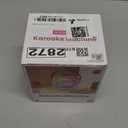 Mini Karaoke Machine, Portable Bluetooth Karaoke Speaker with 2 Wireless Microphones and Party Lights for Kids and Adults, Birthday Gifts for Girls Boys Family Home Party (Black 2 Mics)