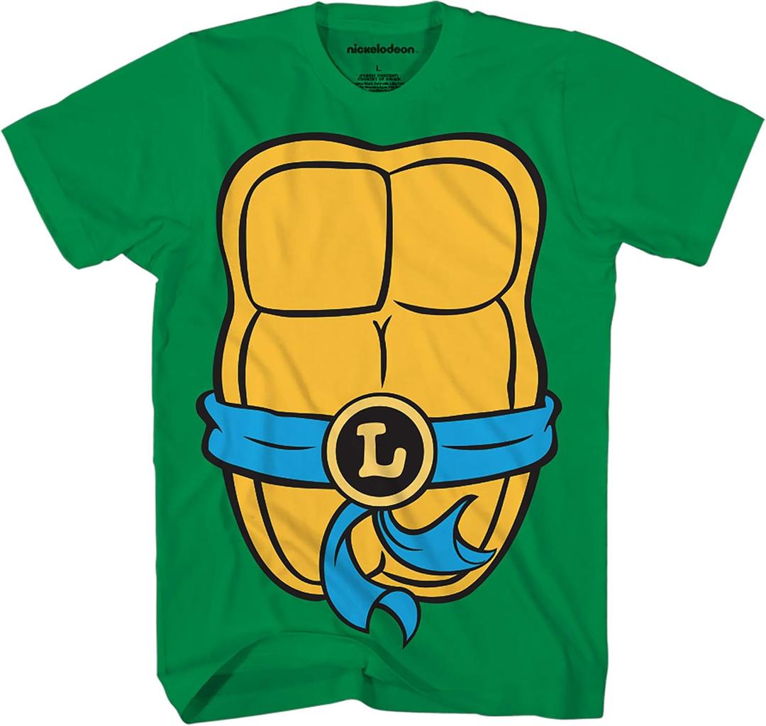 Teenage Mutant Ninja Turtles TMNT Mens Costume T-Shirt (Large, Leonardo)