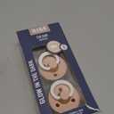 Bibs Colour Pacifier 2-Pack | BPA Free Soother, Round Nipple. Natural Rubber Latex, (Blush Night)