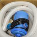 300 GPH ETL Certified Pool Filter Pump for Small Above Ground Pool | Pool Cartridge Filter Pump System with GFCI, Safety & Reliable Water Circulation Pumps - Rapidly Capture Debris - Dark Blue