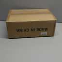 Plug in Chandelier with 16.4ft Cord,On/Off Switch,4-Light,Wood Color,Orb Wood Farmhouse Light fixtures,Outdoor Chandelier for Gazebo, Kitchen Island Dinning Foyer Entryway