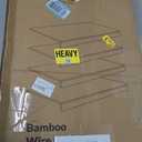 Gashell Wire Shelf Covers, Bamboo Wire Rack Covers for Pantry, Closet (4pcs, 40" W x 16" D)