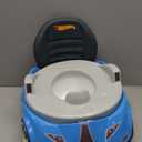 Hot Wheels Blue Race Car Potty Training Toilet, Race Car Potty Seat Includes Detachable Toddler Toilet Seat and Kids Potty, Ages 12 Months and Up