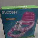 SLOOSH Inflatable Pool Floats Lounger Adult, Pool Float Lounge Raft Floaties Water Floating Recliner Chair with Cup Holders Foot Rest Swimming Floaty