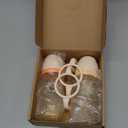 Piifur Sippy Cups for Toddlers 1-3 No Spill Straw with Handle Water Bottle 2 Pack 10 Ounce (Yellow&Orange)