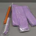 JOYMOOP Ceiling Fan Cleaner Duster and Cobweb Duster with Extension Pole, 2898 Inch Handle and 9 Refills for High Ceilings and Furniture (Purple)